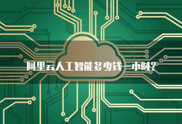 阿里云人工智能多少钱一小时？