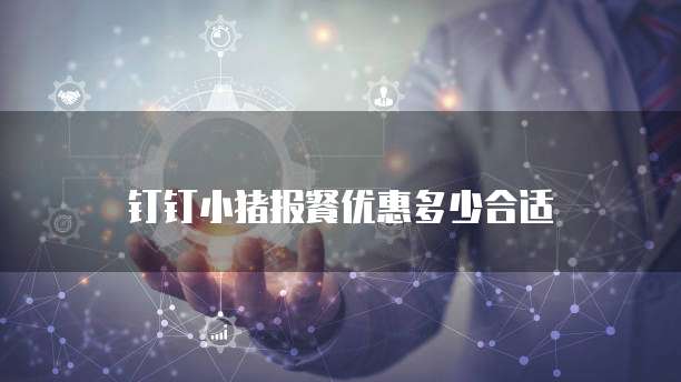 钉钉小猪报餐优惠多少合适