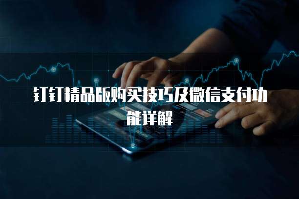 钉钉精品版购买技巧及微信支付功能详解
