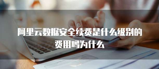 阿里云数据安全续费是什么级别的费用吗为什么