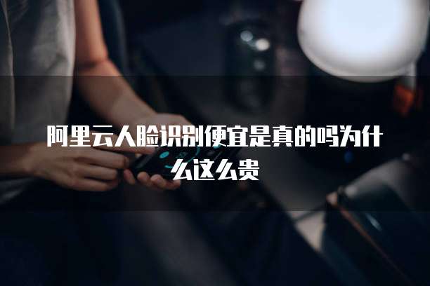 阿里云人脸识别便宜是真的吗为什么这么贵