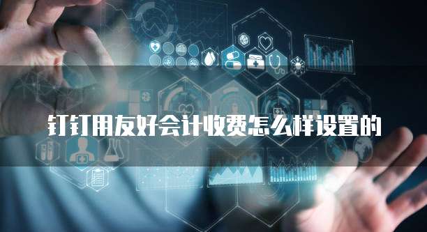 钉钉用友好会计收费怎么样设置的