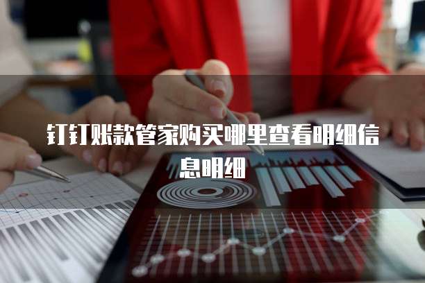 钉钉账款管家购买哪里查看明细信息明细