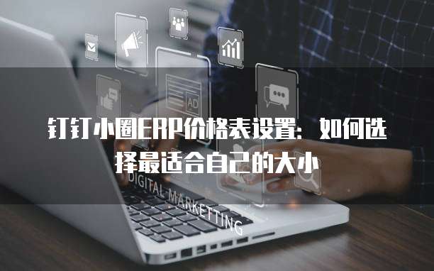 钉钉小圈ERP价格表设置:如何选择最适合自己的大小