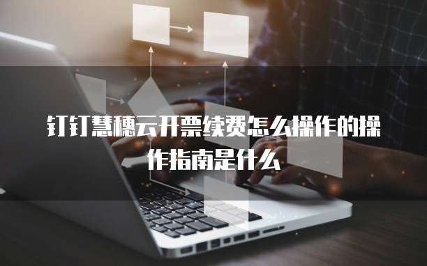 钉钉慧穗云开票续费怎么操作的操作指南是什么