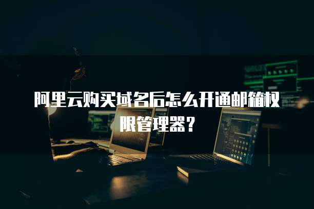 阿里云购买域名后怎么开通邮箱权限管理器？