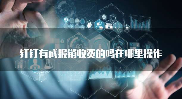 钉钉有成报销收费的吗在哪里操作