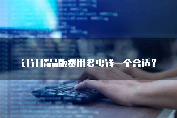 钉钉精品版费用多少钱一个合适?