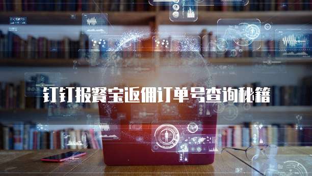 钉钉报餐宝返佣订单号查询秘籍