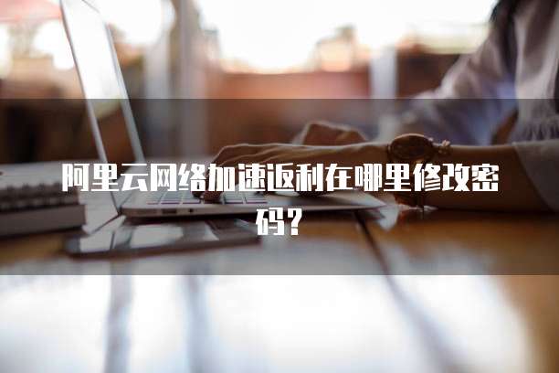 阿里云网络加速返利在哪里修改密码?