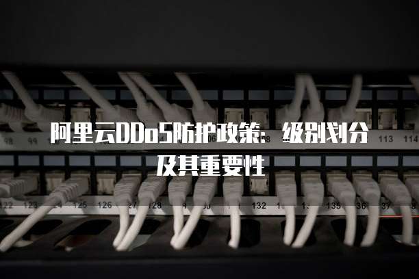 阿里云DDoS防护政策:级别划分及其重要性