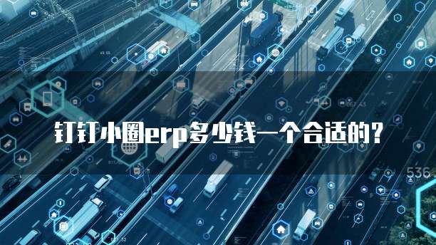 钉钉小圈erp多少钱一个合适的?