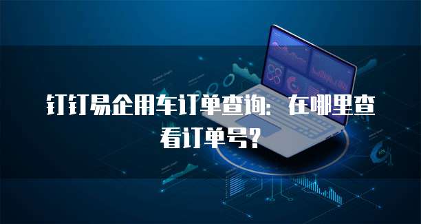 钉钉易企用车订单查询:在哪里查看订单号?
