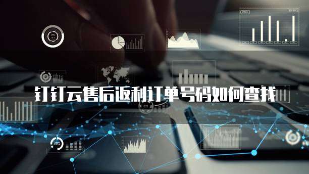 钉钉云售后返利订单号码如何查找