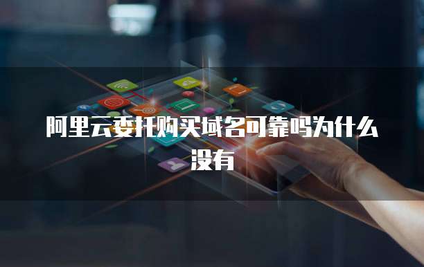 阿里云委托购买域名可靠吗为什么没有