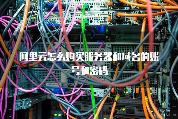 阿里云怎么购买服务器和域名的账号和密码