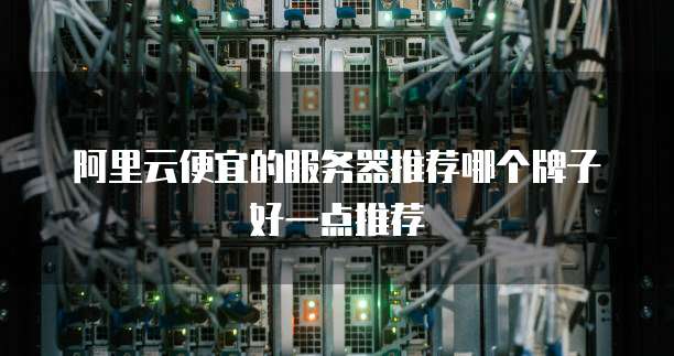 阿里云便宜的服务器推荐哪个牌子好一点推荐