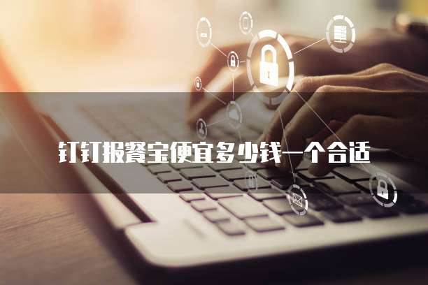 钉钉报餐宝便宜多少钱一个合适