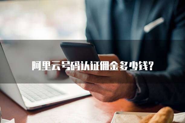 阿里云号码认证佣金多少钱?