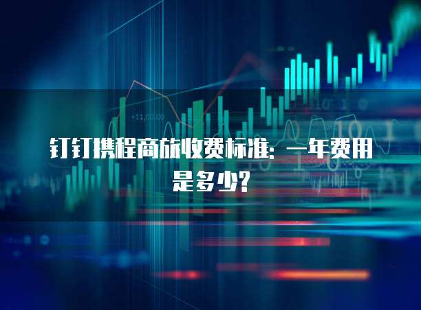 钉钉携程商旅收费标准: 一年费用是多少?