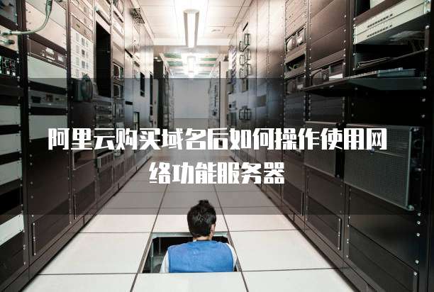 阿里云购买域名后如何操作使用网络功能服务器
