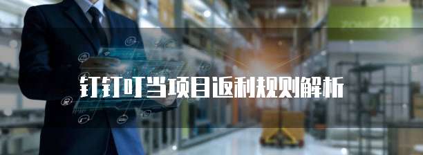 钉钉叮当项目返利规则解析