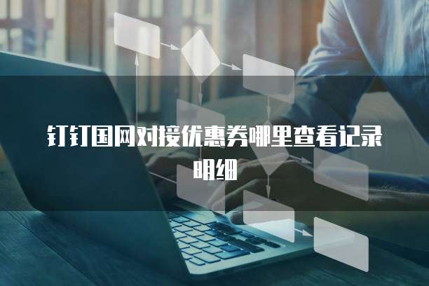 钉钉国网对接优惠券哪里查看记录明细