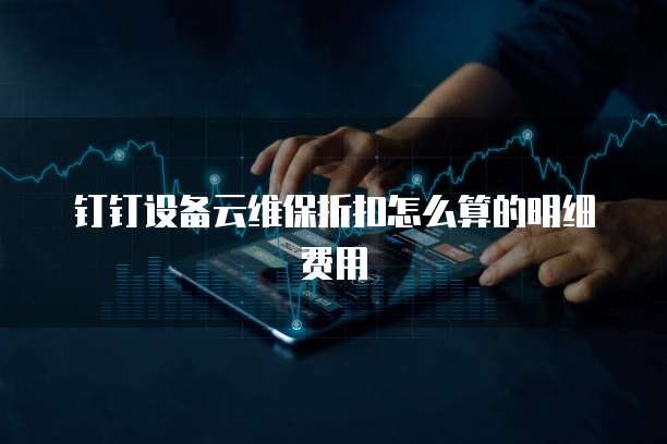 钉钉设备云维保折扣怎么算的明细费用