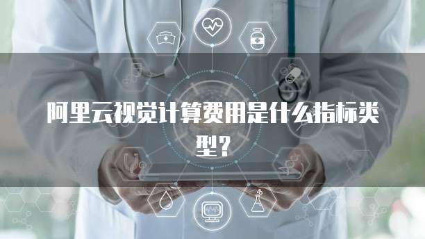 阿里云视觉计算费用是什么指标类型?
