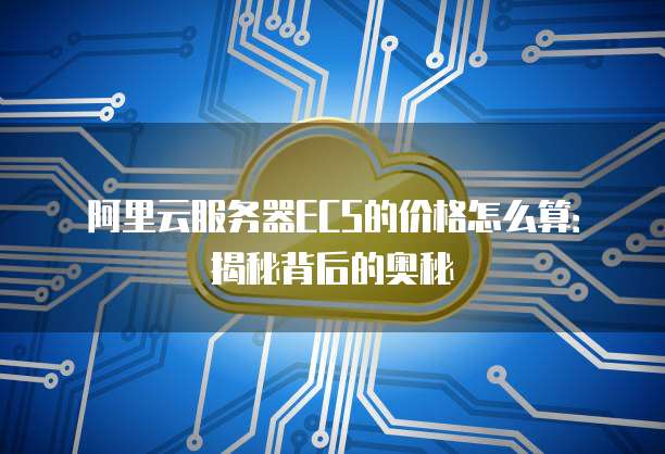 阿里云服务器ECS的价格怎么算:揭秘背后的奥秘