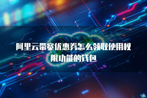 阿里云带宽优惠券怎么领取使用权限功能的钱包