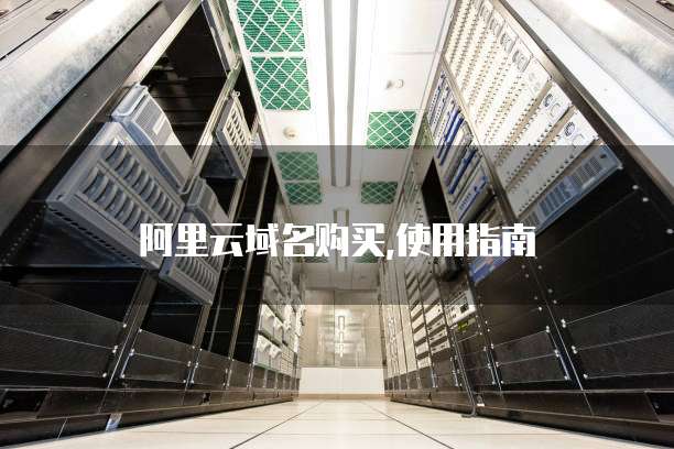 阿里云域名购买,使用指南