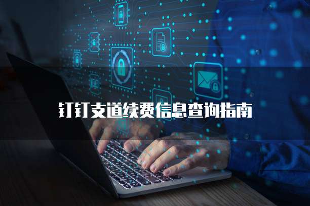 钉钉支道续费信息查询指南
