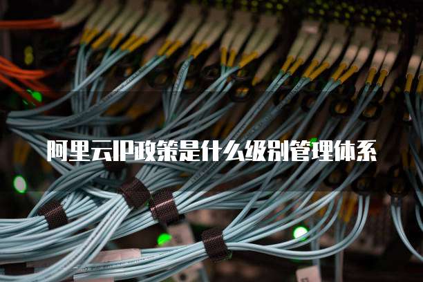 阿里云IP政策是什么级别管理体系