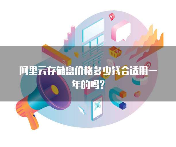 阿里云存储盘价格多少钱合适用一年的吗？