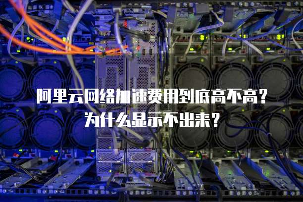 阿里云网络加速费用到底高不高?为什么显示不出来?