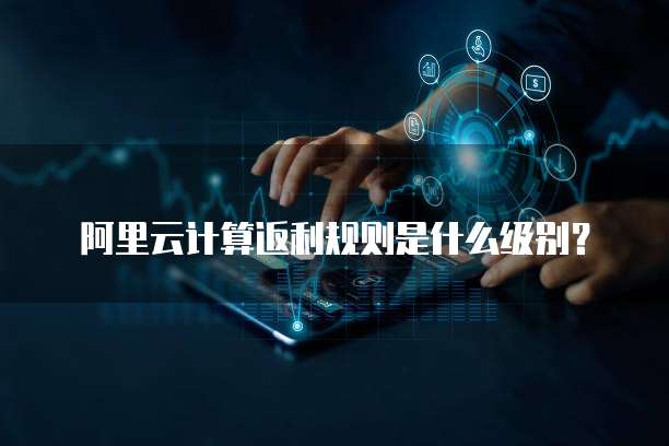 阿里云计算返利规则是什么级别?