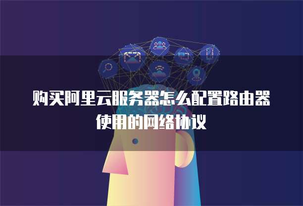 购买阿里云服务器怎么配置路由器使用的网络协议