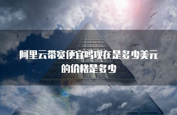阿里云带宽便宜吗现在是多少美元的价格是多少