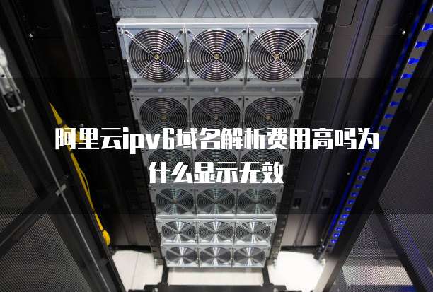 阿里云ipv6域名解析费用高吗为什么显示无效
