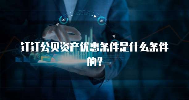 钉钉公贝资产优惠条件是什么条件的?