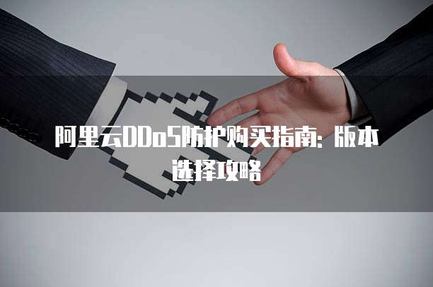 阿里云DDoS防护购买指南: 版本选择攻略