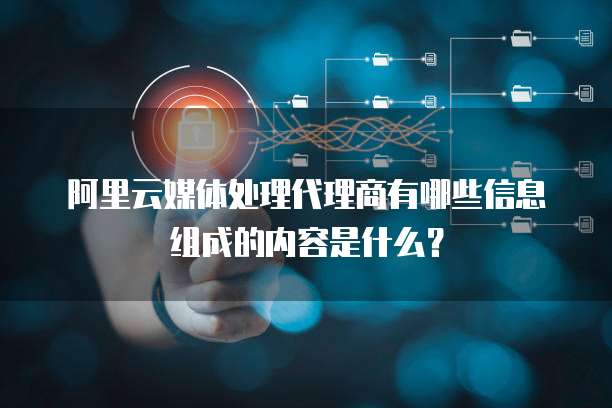 阿里云媒体处理代理商有哪些信息组成的内容是什么?