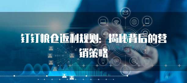 钉钉粮仓返利规则：揭秘背后的营销策略