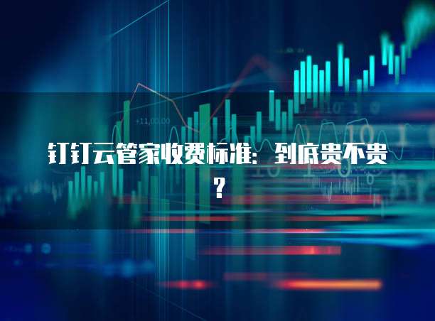 钉钉云管家收费标准：到底贵不贵？