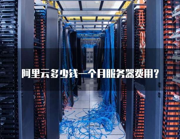 阿里云多少钱一个月服务器费用?