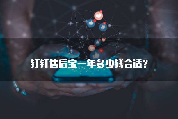 钉钉售后宝一年多少钱合适?