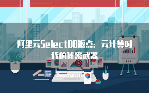 阿里云SelectDB返点：云计算时代的秘密武器