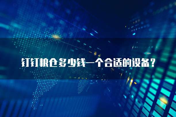 钉钉粮仓多少钱一个合适的设备？