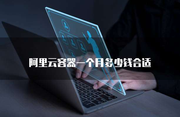 阿里云容器一个月多少钱合适
